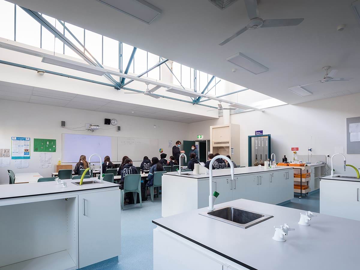 Completed science lab