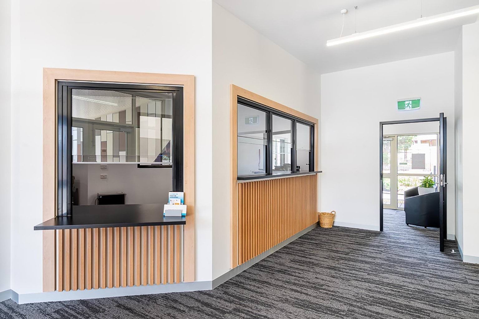 Completed administration area