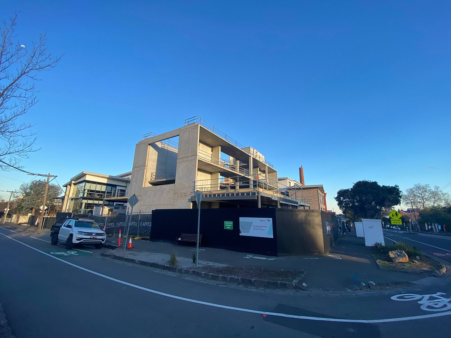 Clifton Hill Primary School - site in construction