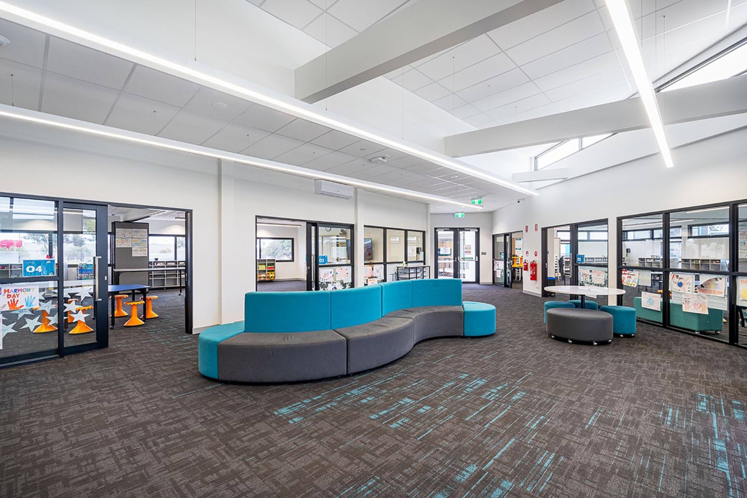 Lalor East Primary School - modular building, completed building interior