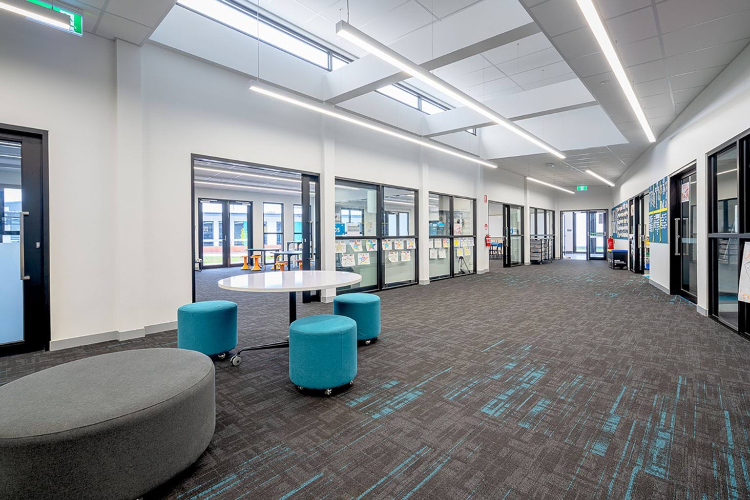 Lalor East Primary School - modular building, completed building interior
