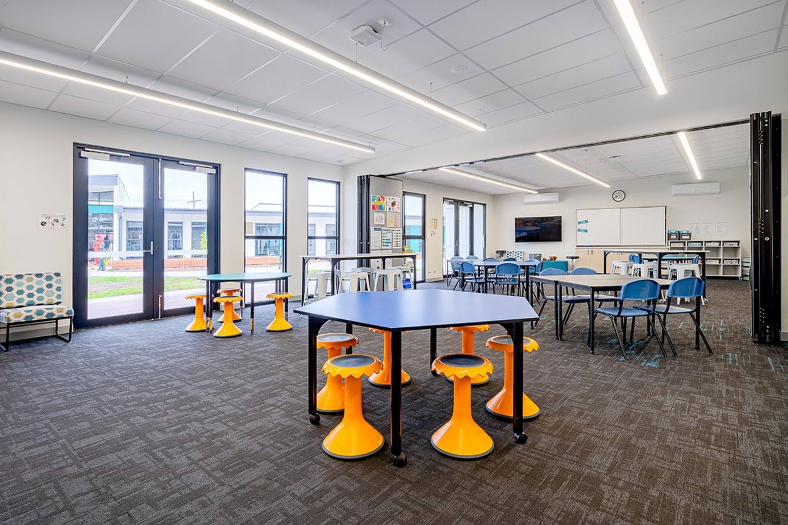 Lalor East Primary School - modular building, completed building interior