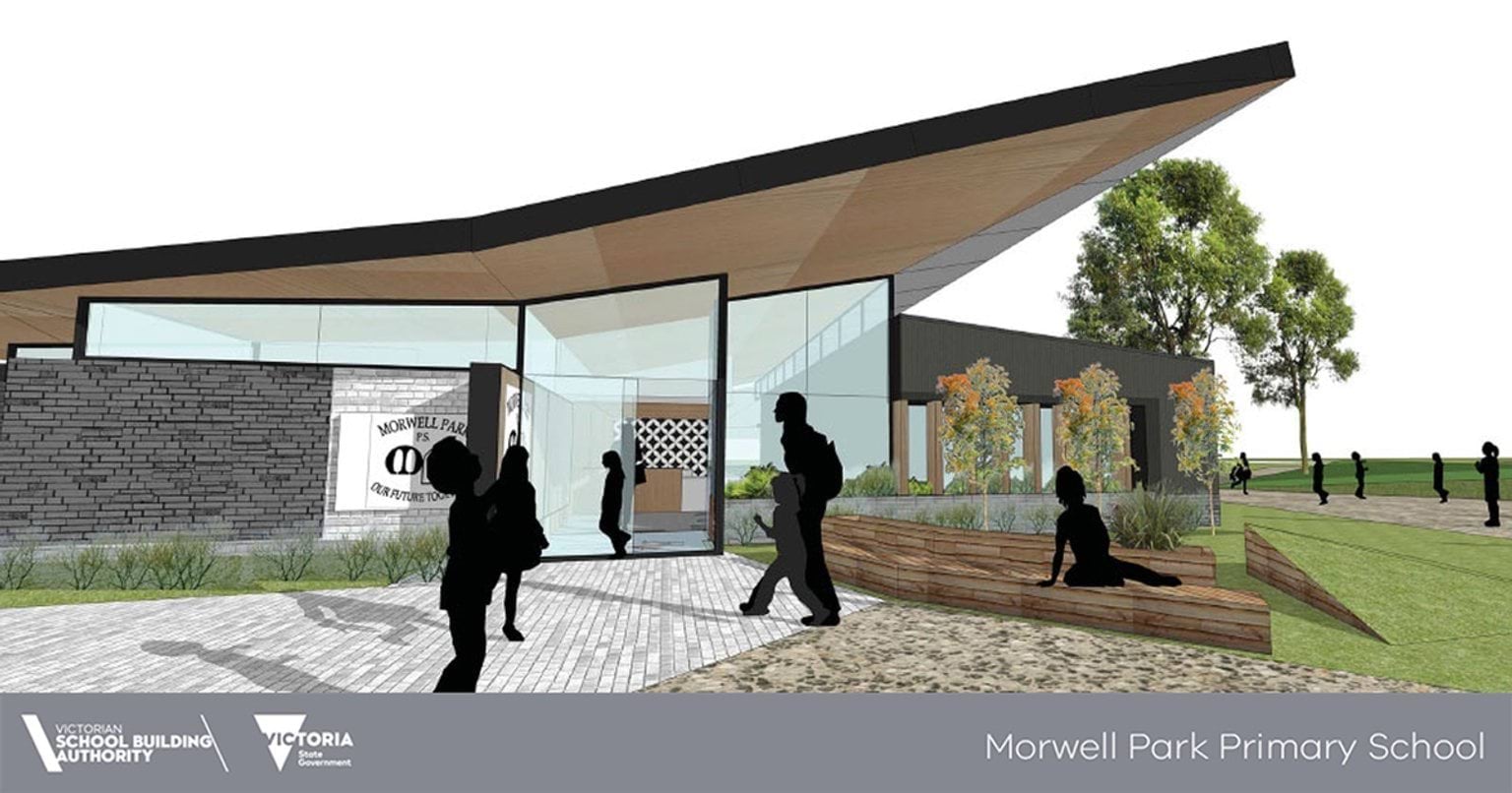 Morwell Park Primary School - illustrated render