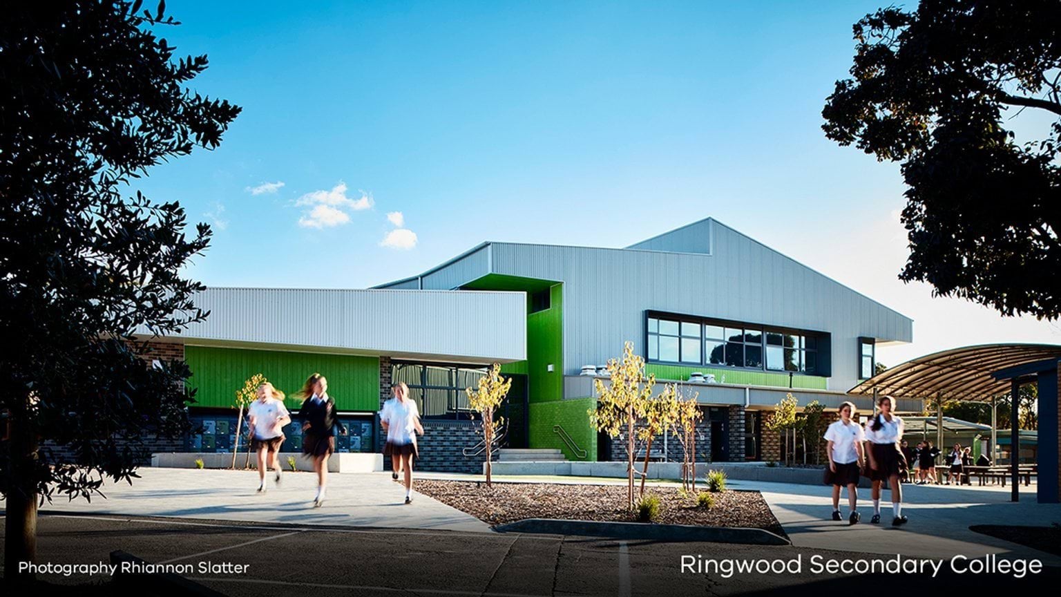 Completed Junior School building