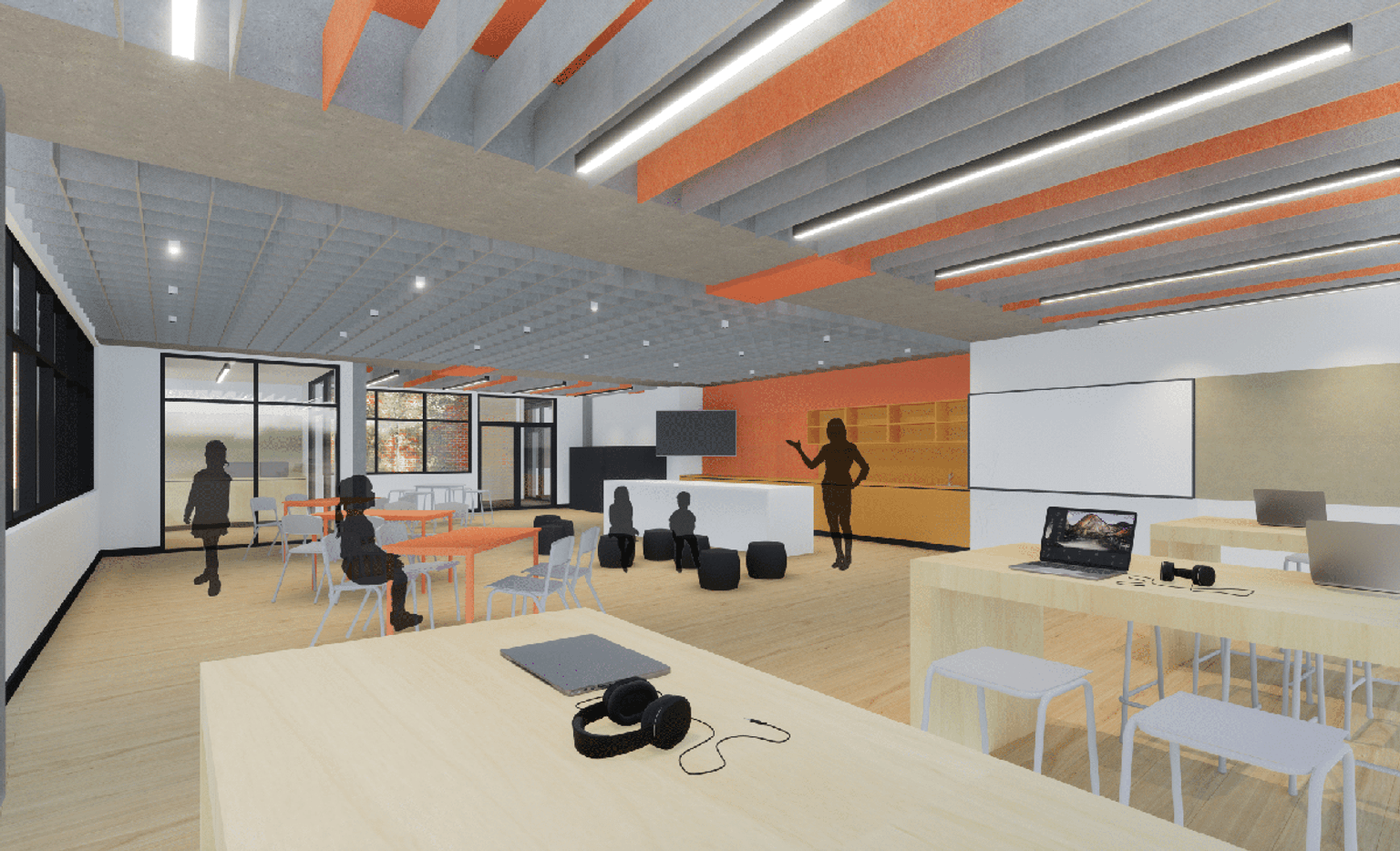 Rosebud Primary School - illustrated render