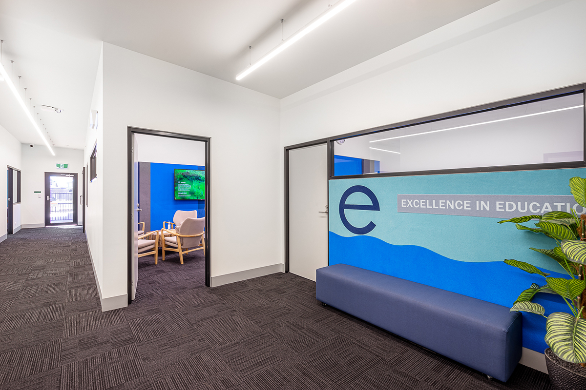 Completed school interior