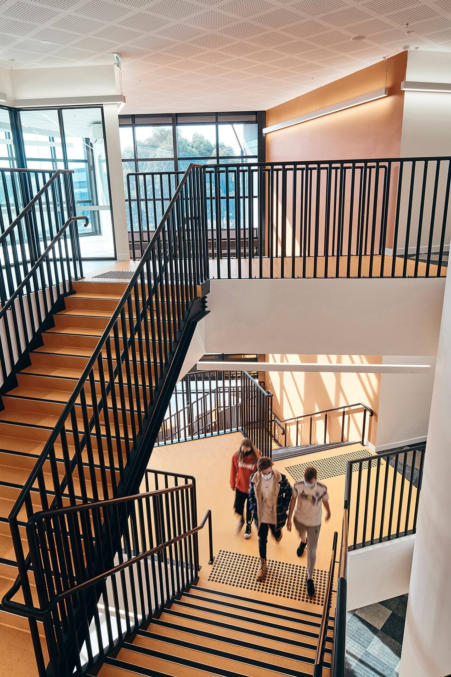 Completed three-storey building
