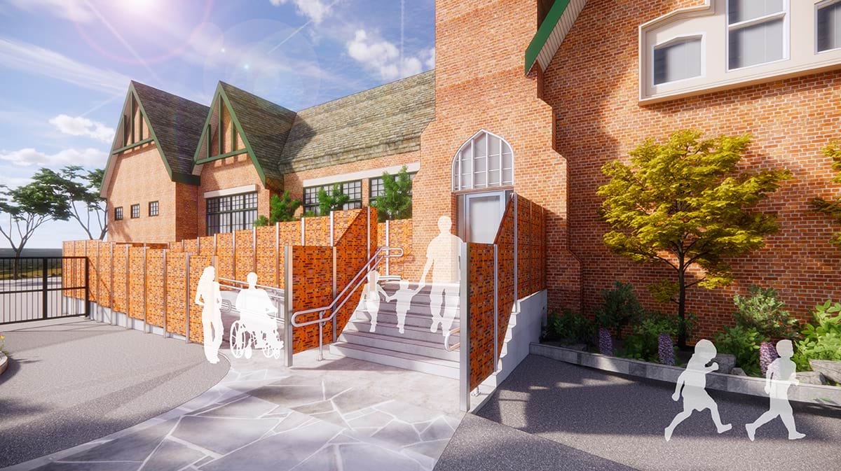Wales Street Primary School - illustrated render