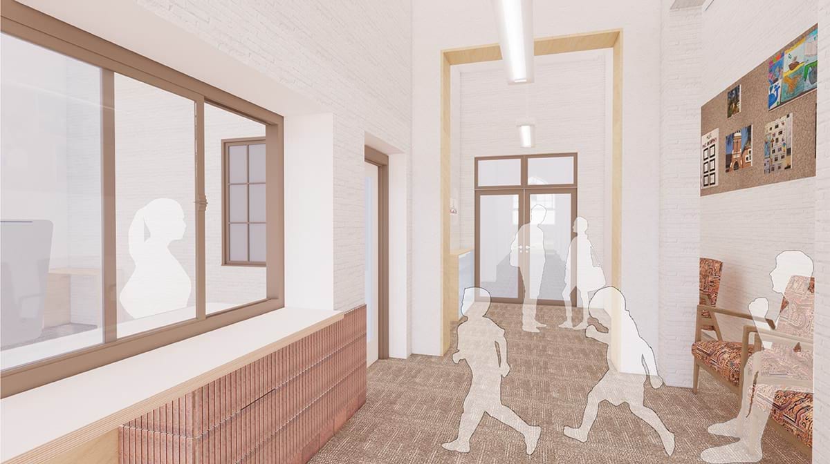 Wales Street Primary School - illustrated render