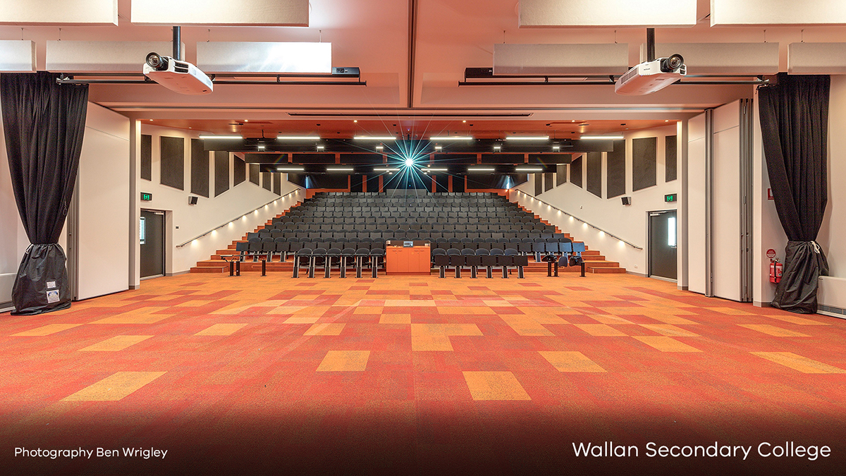 Completed lecture theatre