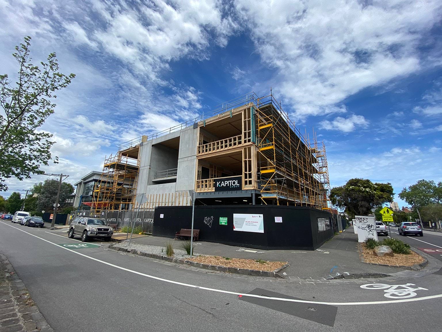 Clifton Hill Primary School - school upgrade, illustrated render