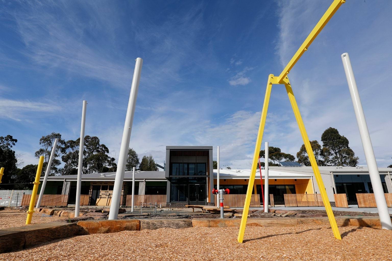 Endeavour Hills Specialist School - new school, November 2021 construction progress