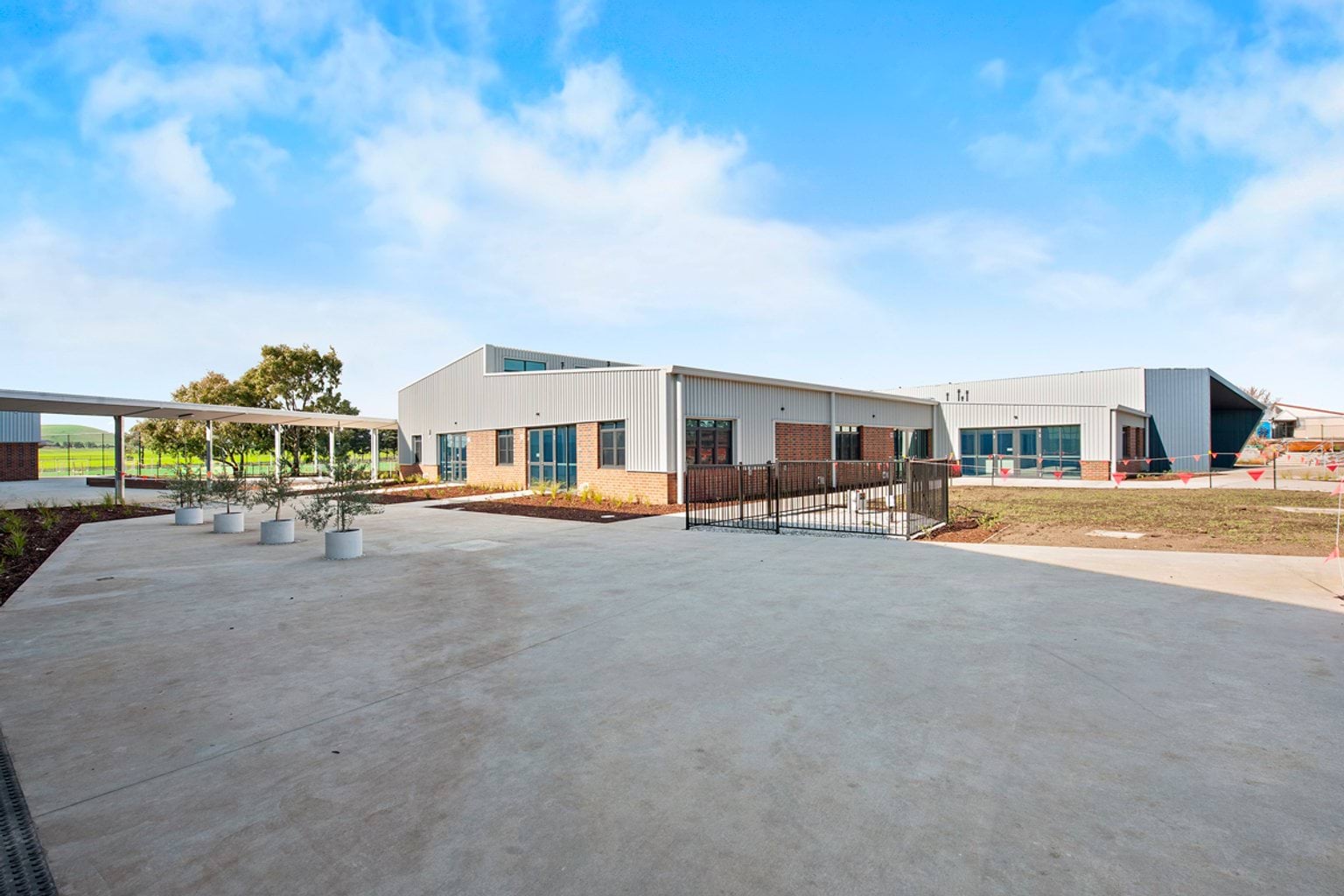 Miners Rest Primary School - completed upgrade, exterior of school