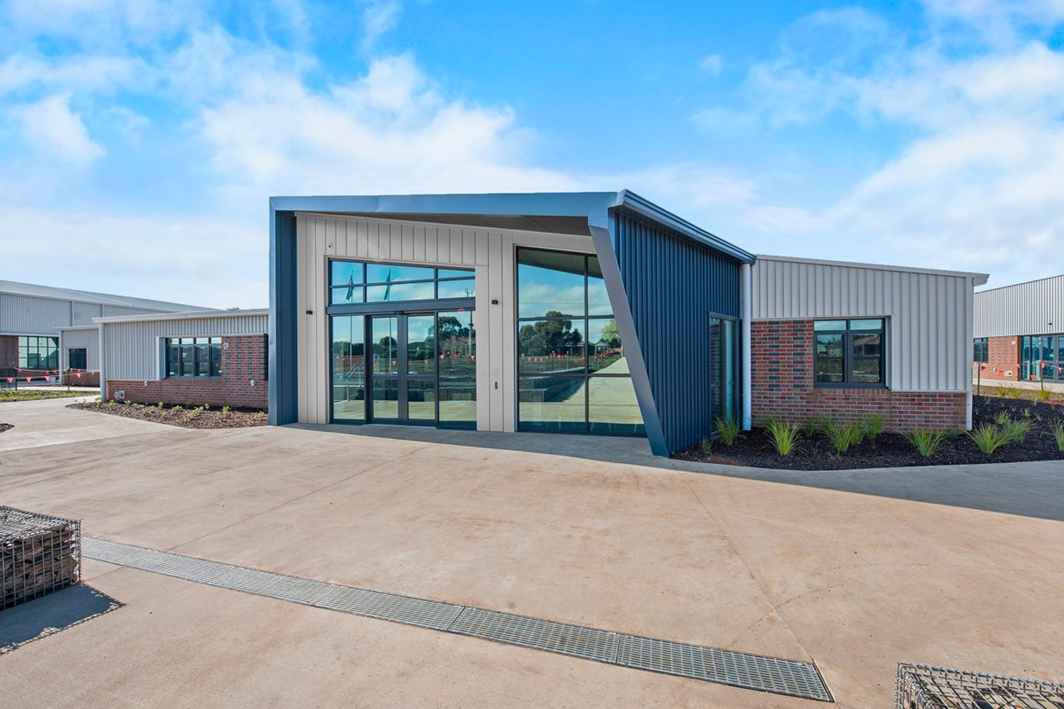 Miners Rest Primary School - completed upgrade, exterior of school