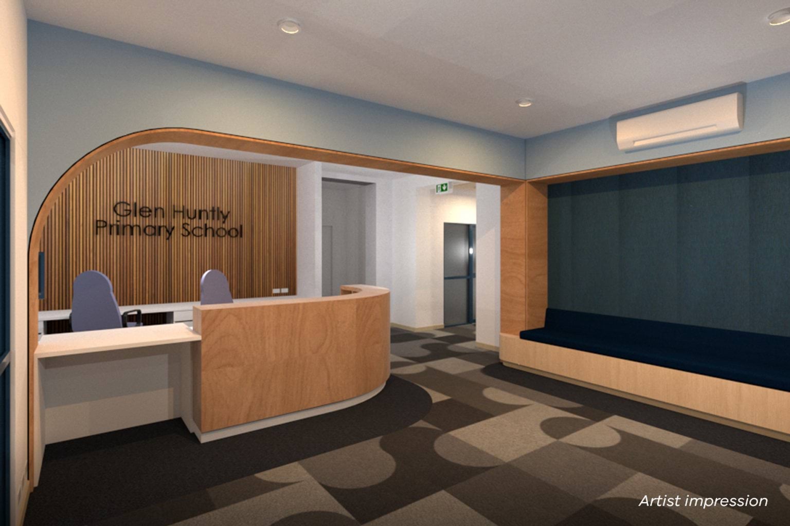 Glen Huntly Primary School - upgrade and modernisation, illustrated render