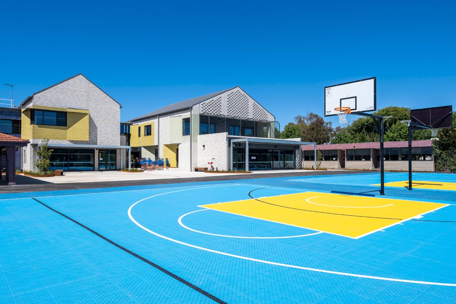 Sandringham Primary School - school rebuild, basketball court
