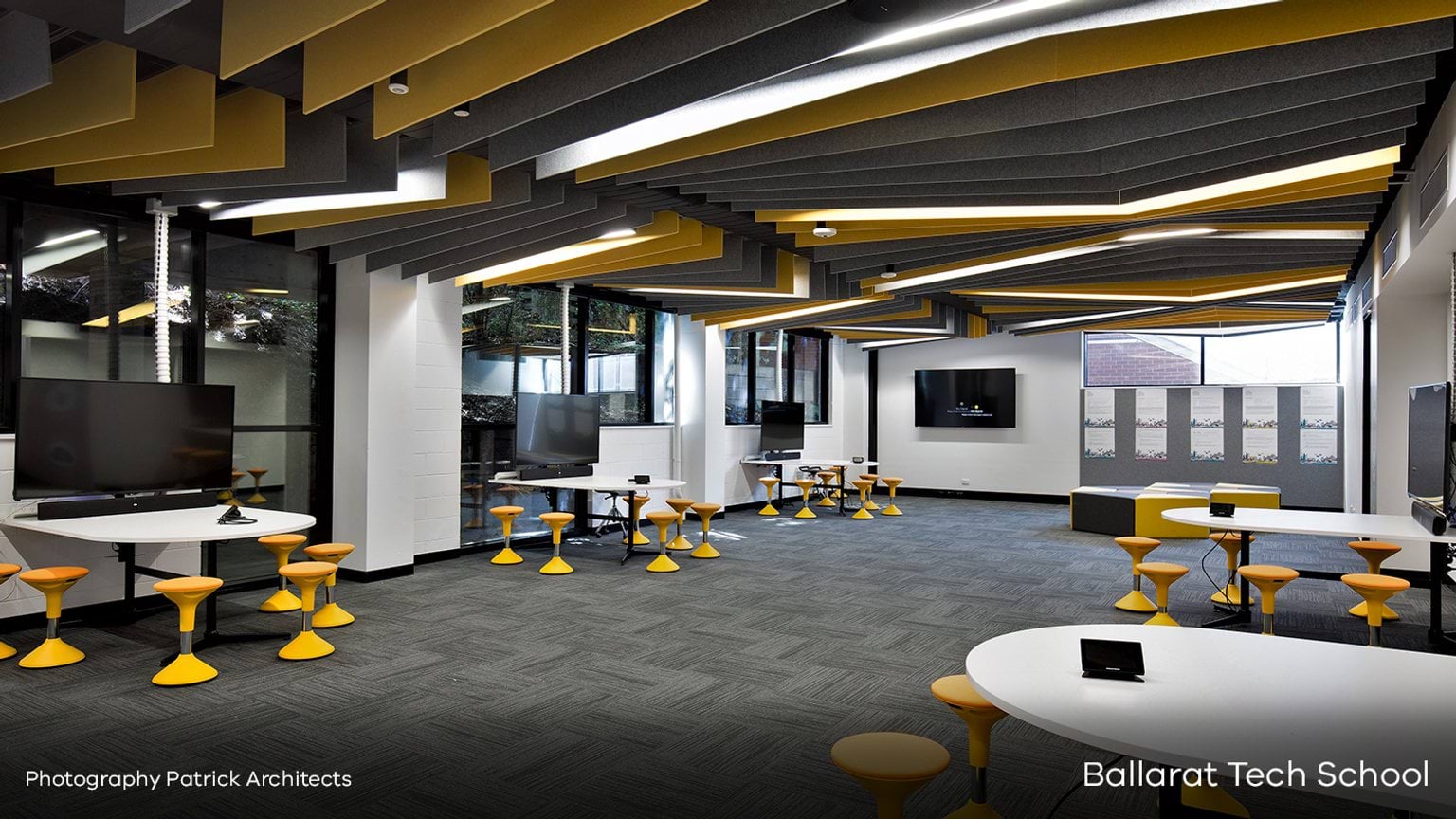 Completed building interior