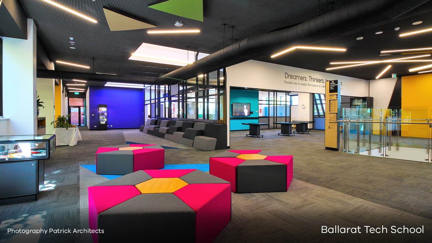 Completed building interior