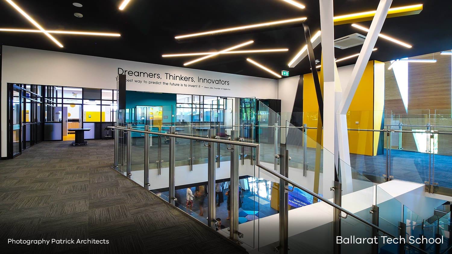 Completed building interior