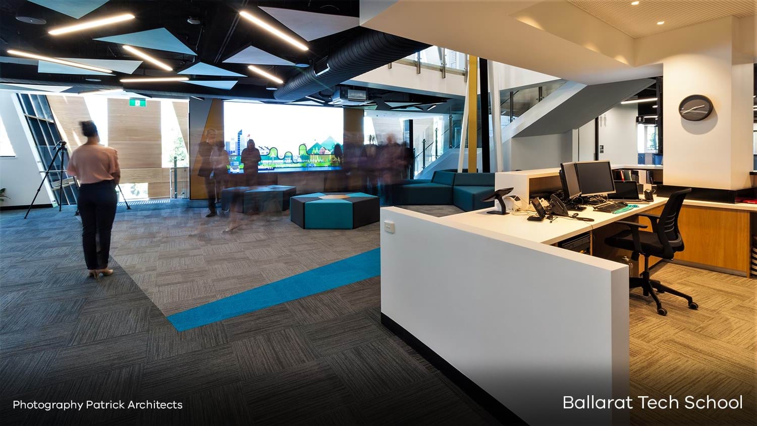 Completed building interior
