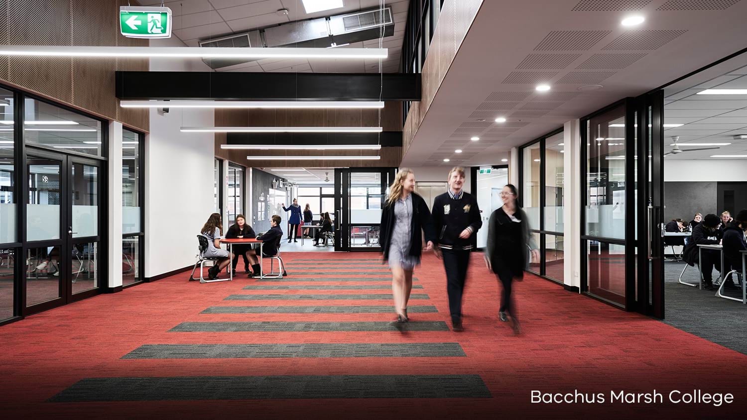 Completed upgrade and modernisation building interior