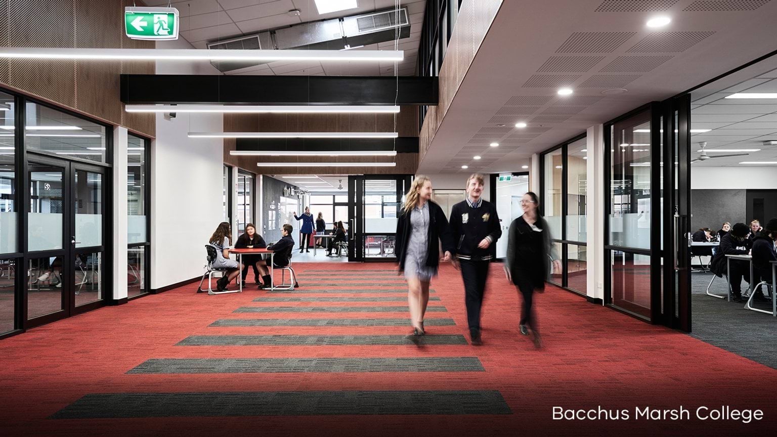 Completed upgrade and modernisation building interior