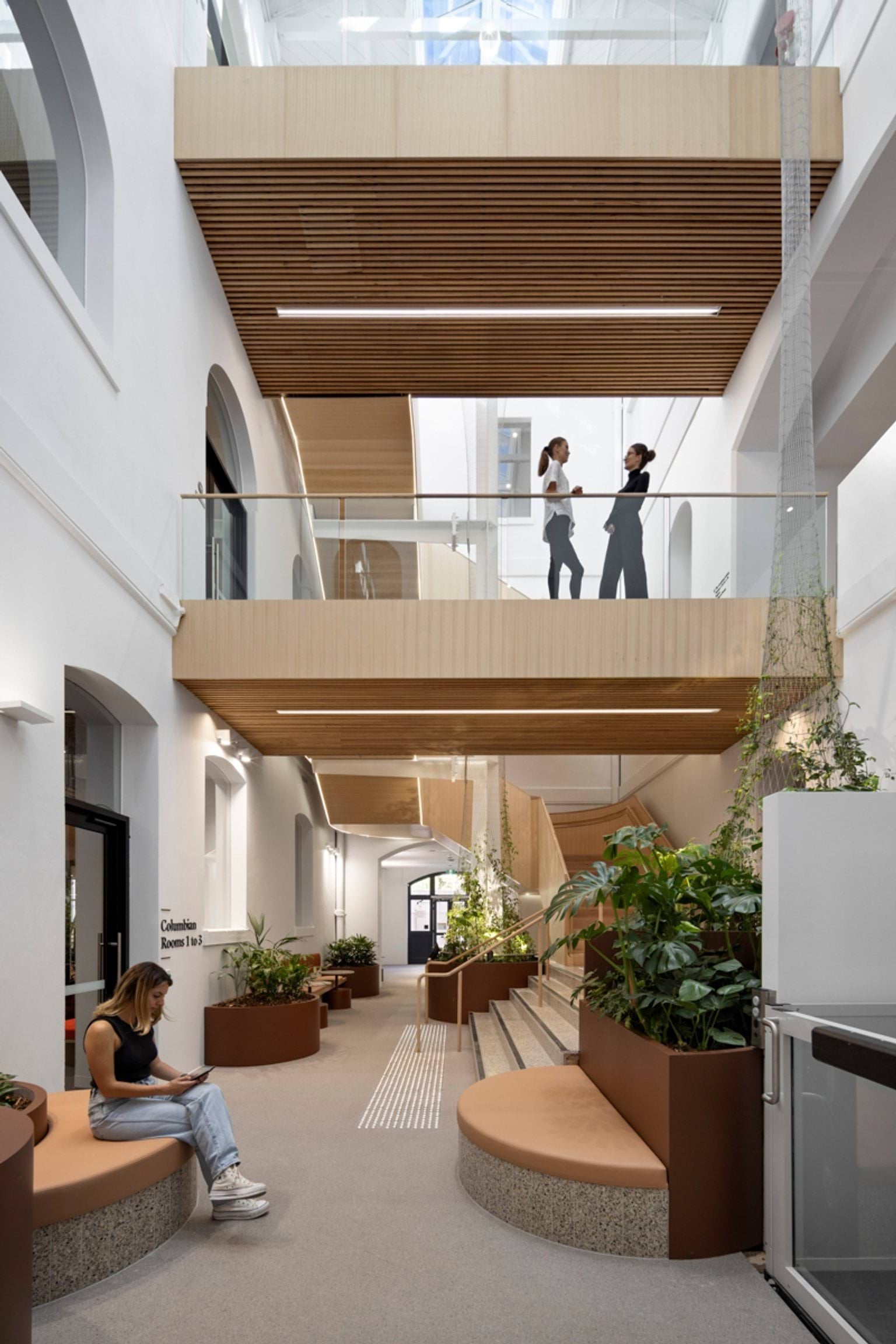 Photo of the multi-level facility