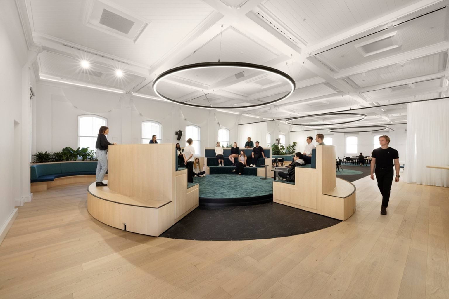 Photo of a huddle area
