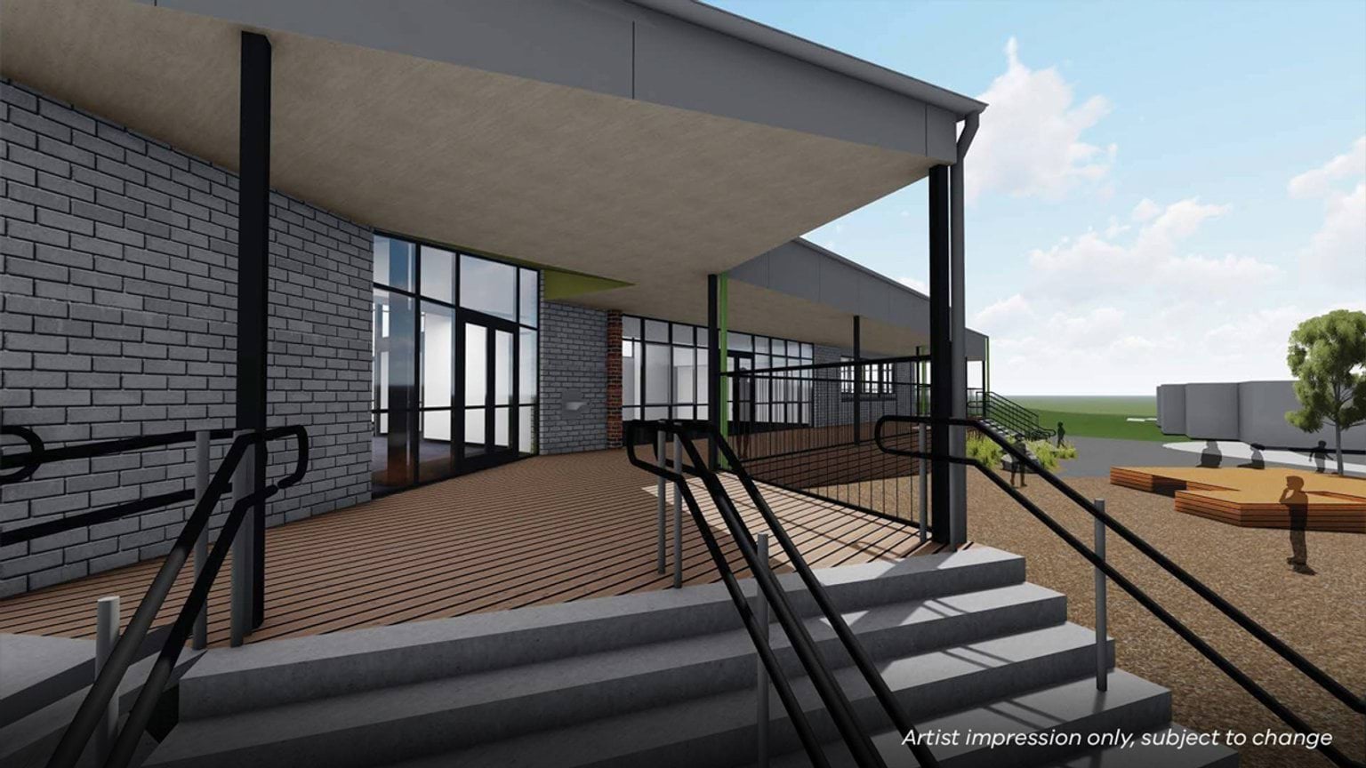 Montmorency Primary School - upgrade and modernisation, Illustrated render