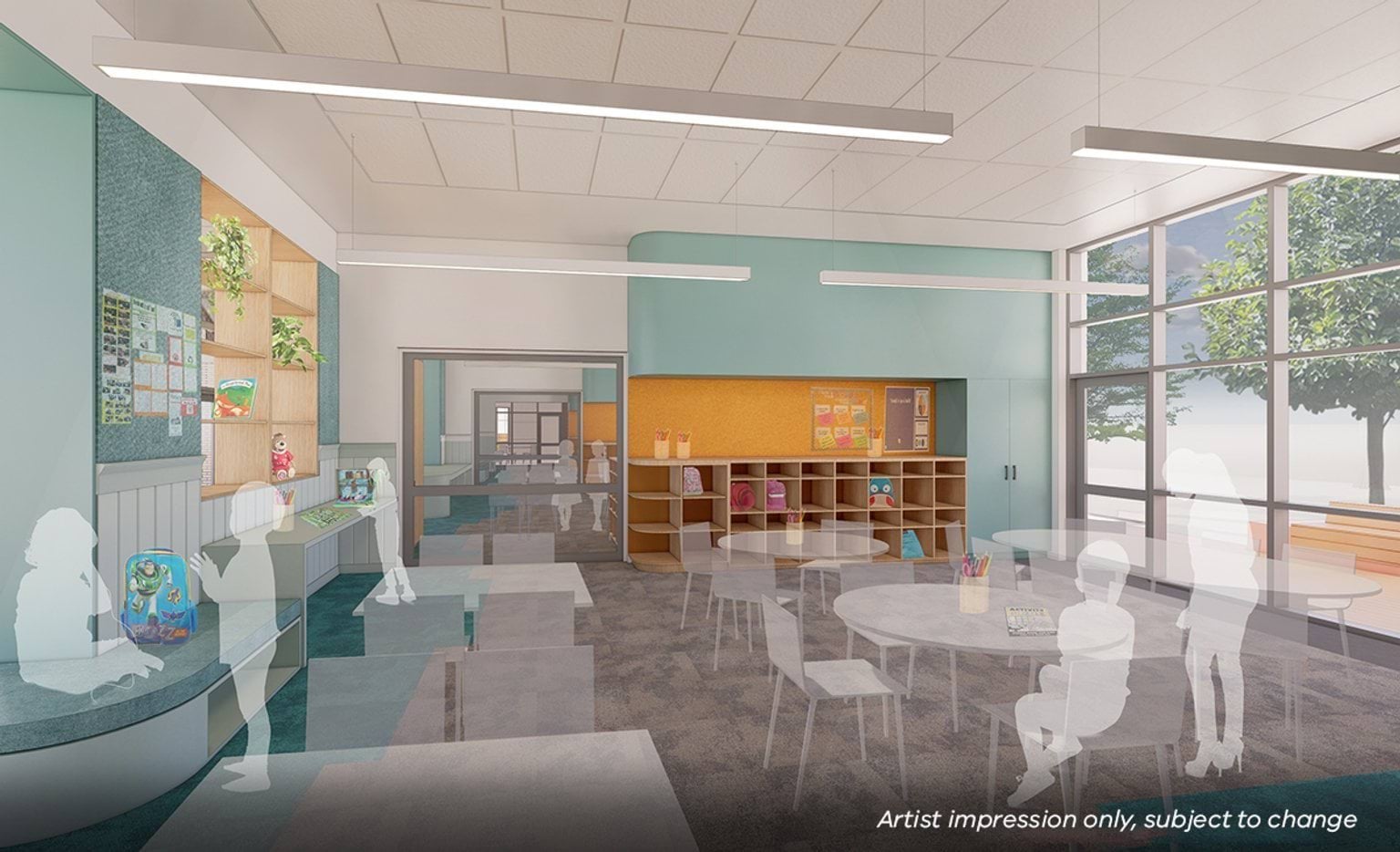 Moonee Ponds Primary School - upgrade and modernisation, Illustrated render