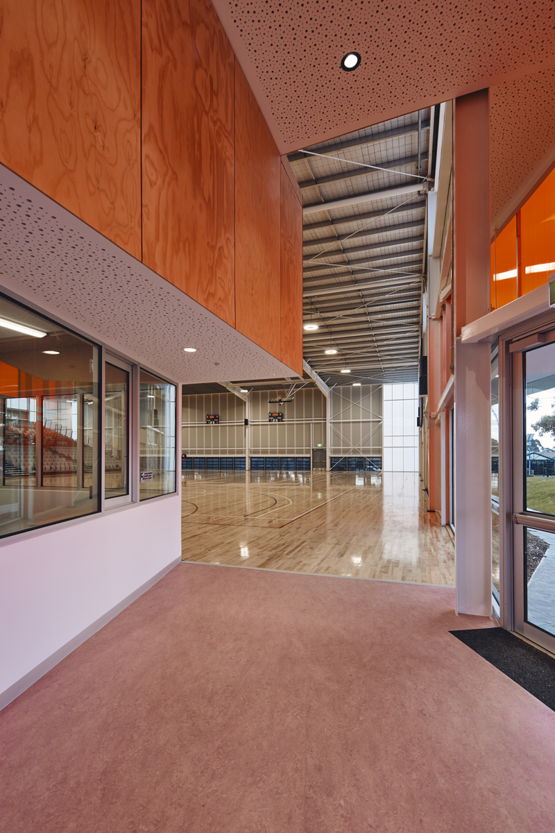 Cranbourne Secondary College - photo of a lobby leading to a gymnasium