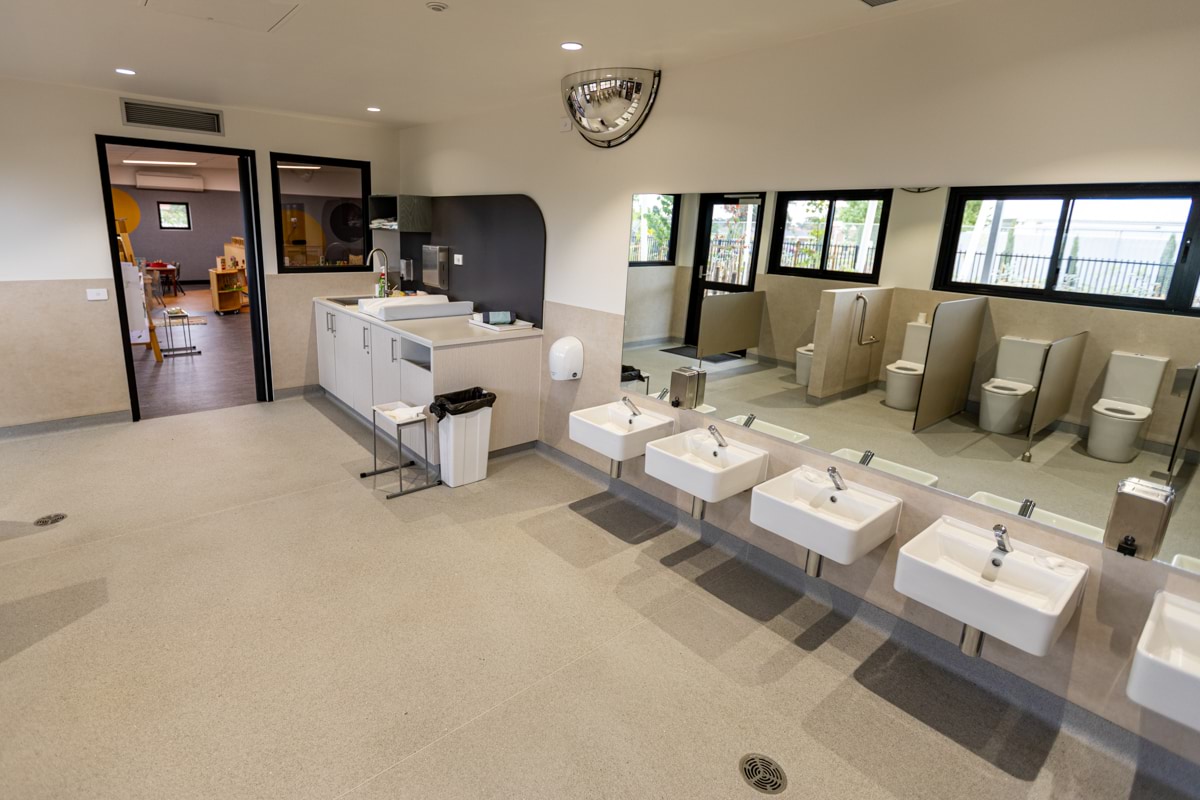 Movelle Kindergarten - photo of childrens' bathroom facilities