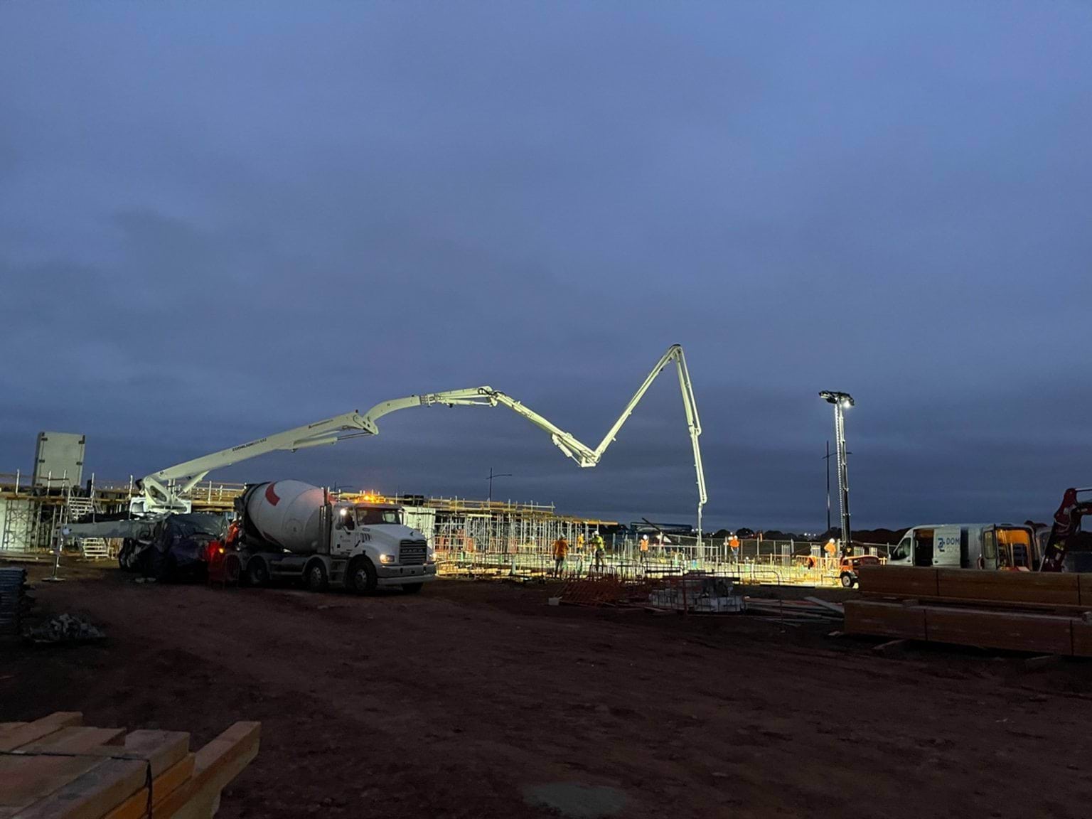 Aintree Secondary School (interim name) - new school, Site progress - March 2023