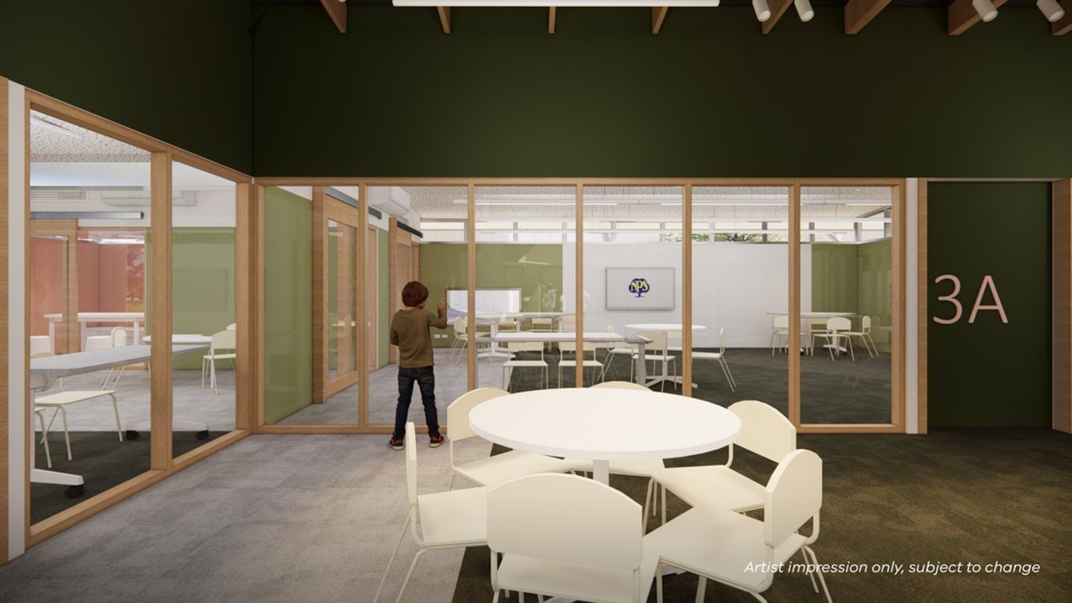 Newlands Primary School - upgrade and modernisation, Illustrated render - learning world
