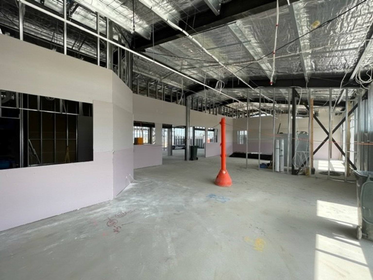 Officer Brunt Road Primary School (interim name) - new school, Site progress - March 2023