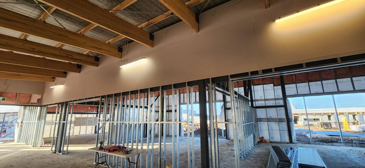 Black Forest East Primary School (interim name) - new school, Site progress - May 2023