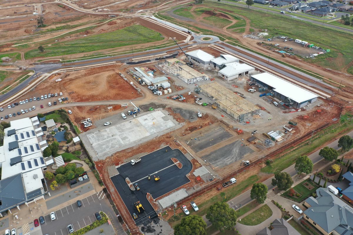 Brookfield Primary School (interim name) - new school, Site progress - May 2023