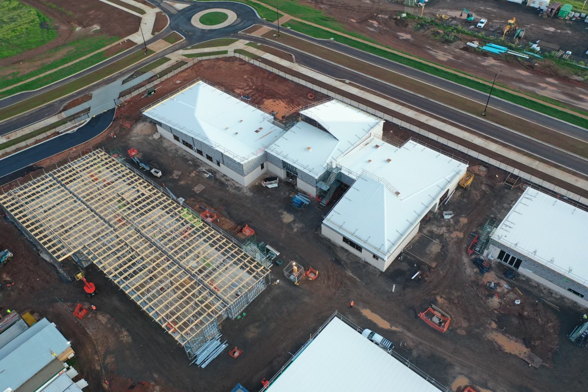  Brookfield Primary School (interim name) - new school, Site progress - June 2023, administration and library
