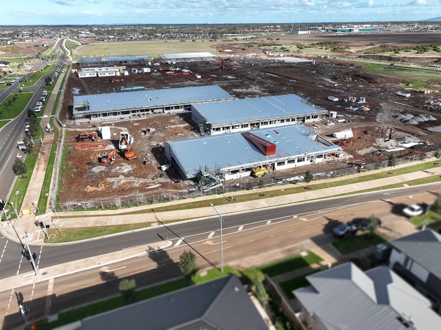 Truganina North Secondary School (interim name) - senior campus - new school, Site progress - June 2023