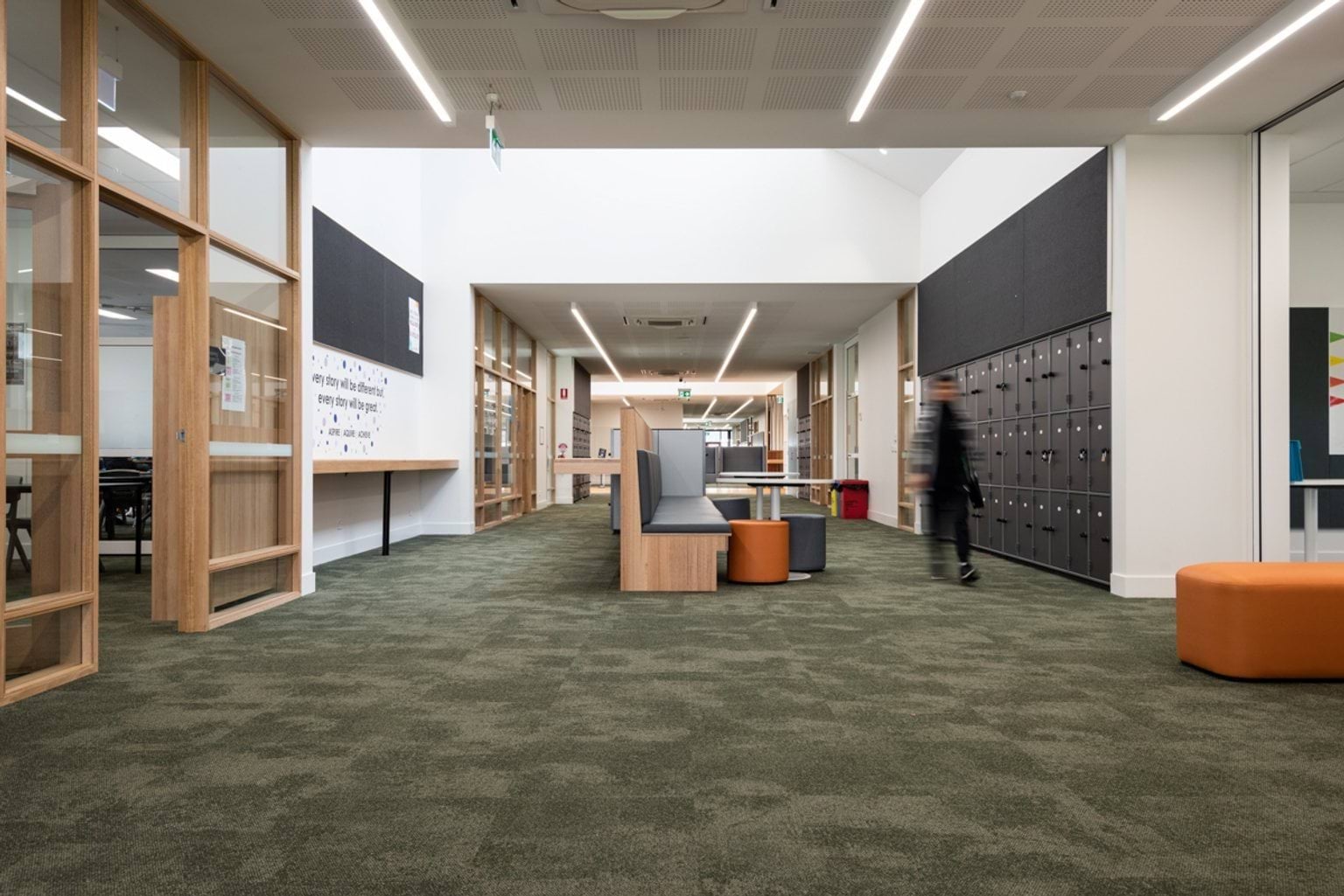 Wollert Secondary College - new school, Completed school - learning neighbourhood