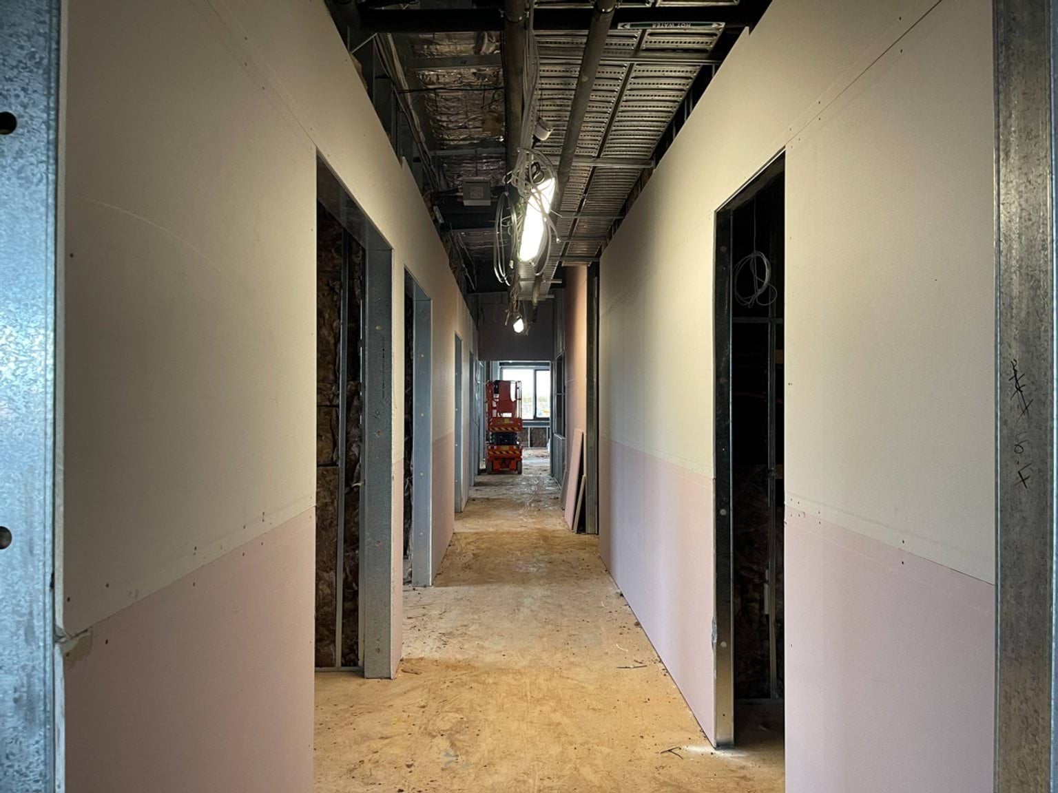 Aintree Specialist School (interim name) - new school, Site progress - June 2023, administration and library