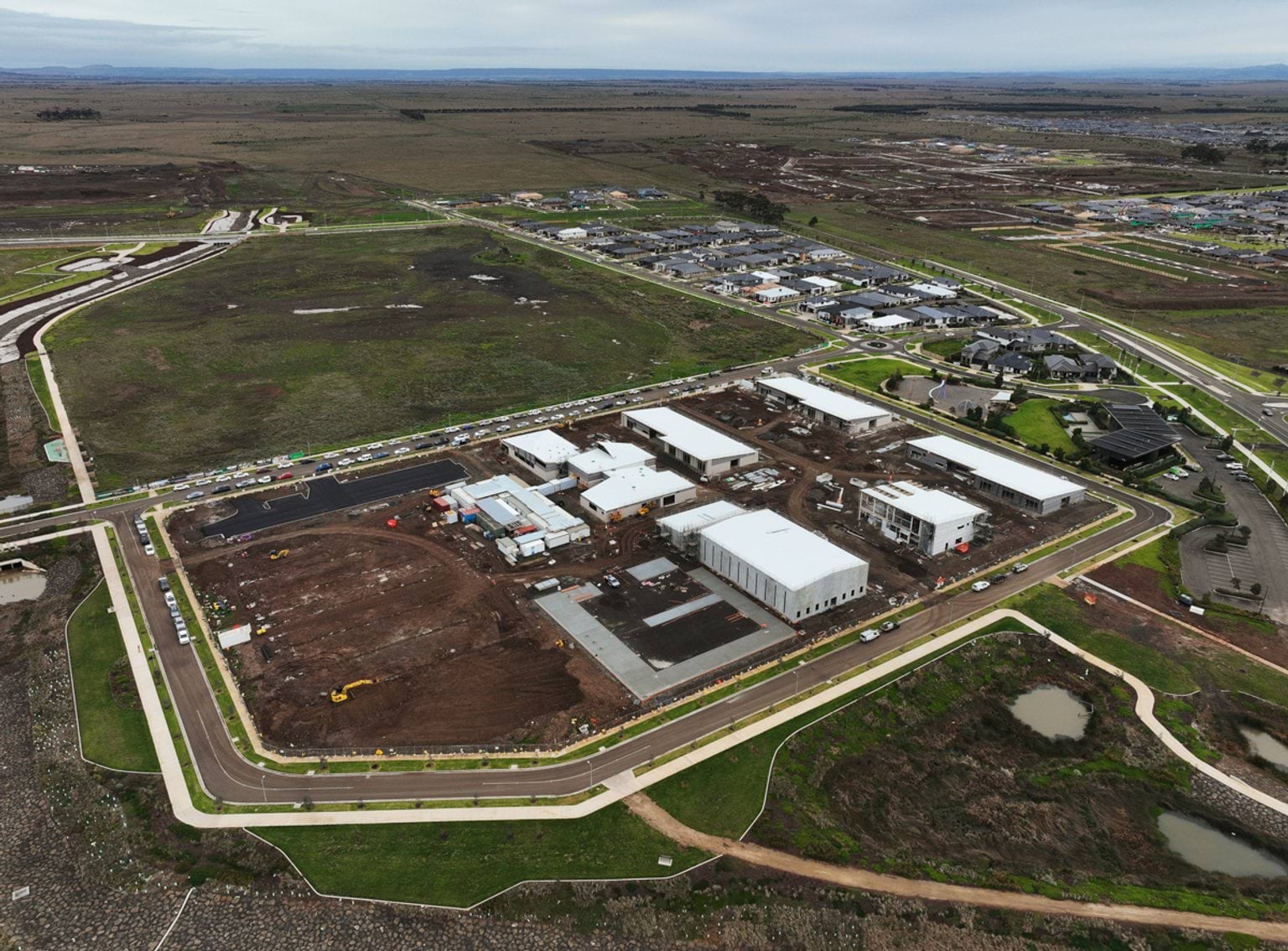 Black Forest East Primary School (interim name) - new school, Site progress - July 2023