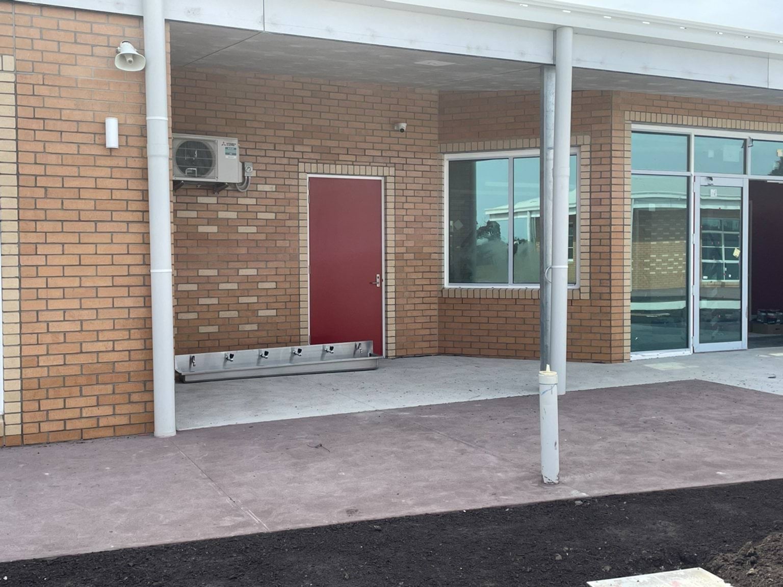 Kurmile Primary School - new school, Site progress - September 2023, learning neighbourhood (classrooms)