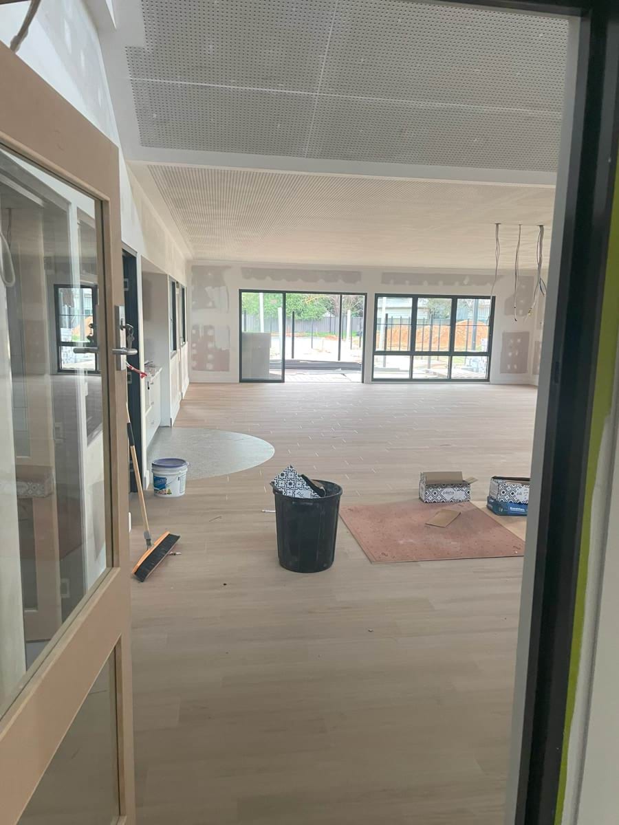 Kyabram P-12 College Kindergarten (interim name) - kindergarten on a school site, Site progress - September 2023