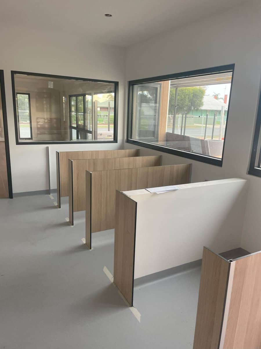 Kyabram P-12 College Kindergarten (interim name) - kindergarten on a school site, Site progress - September 2023