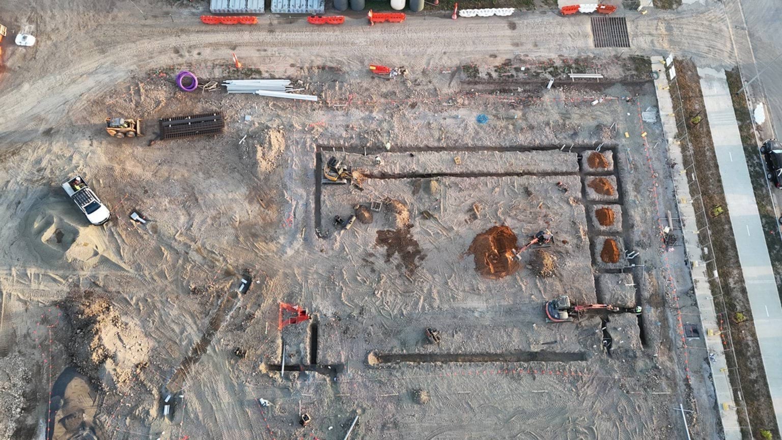 Thompsons West Primary School (interim name) – new school, site progress – March 2024