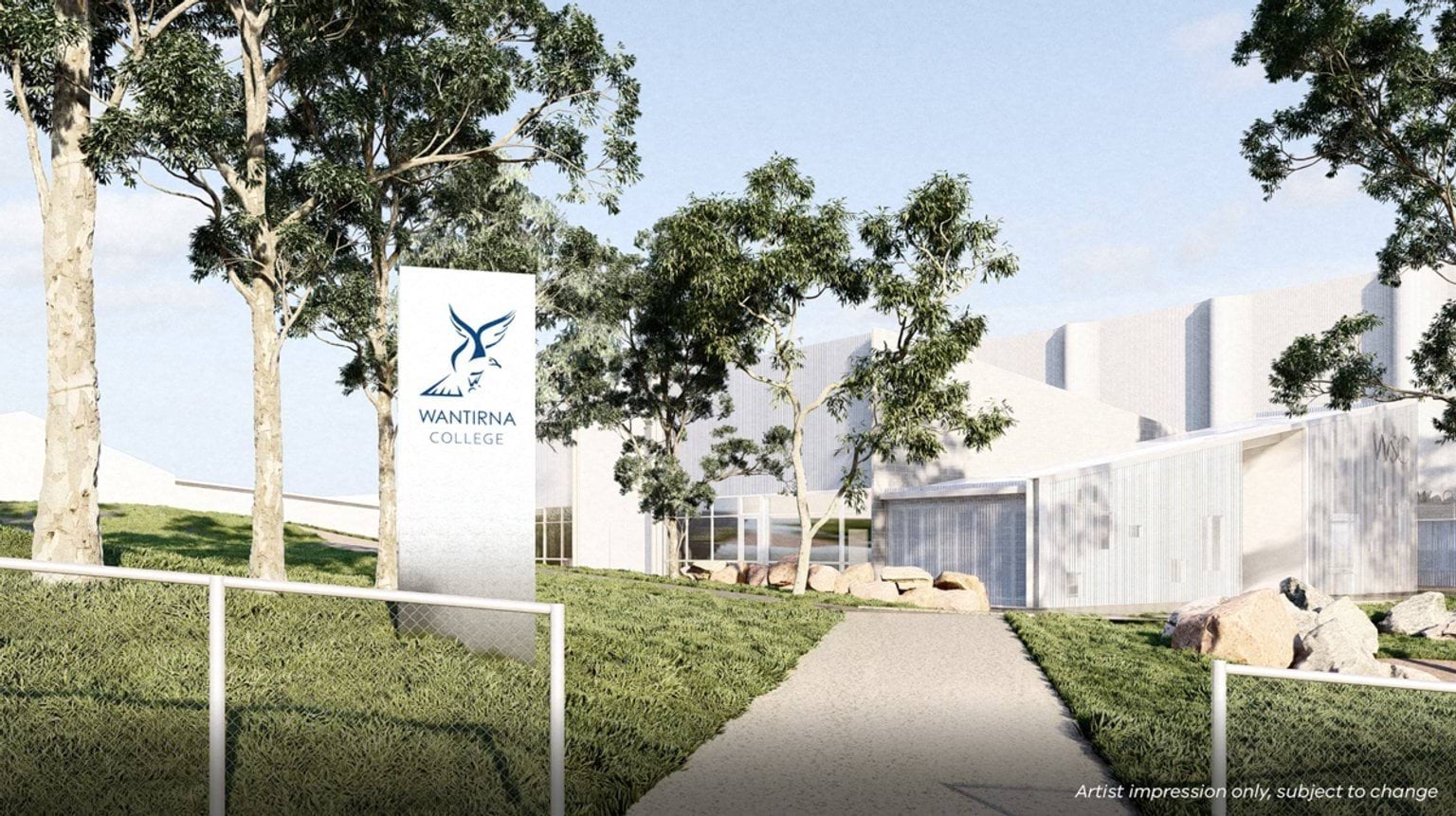 Wantirna College – Upgrade and Modernisation, illustrated render