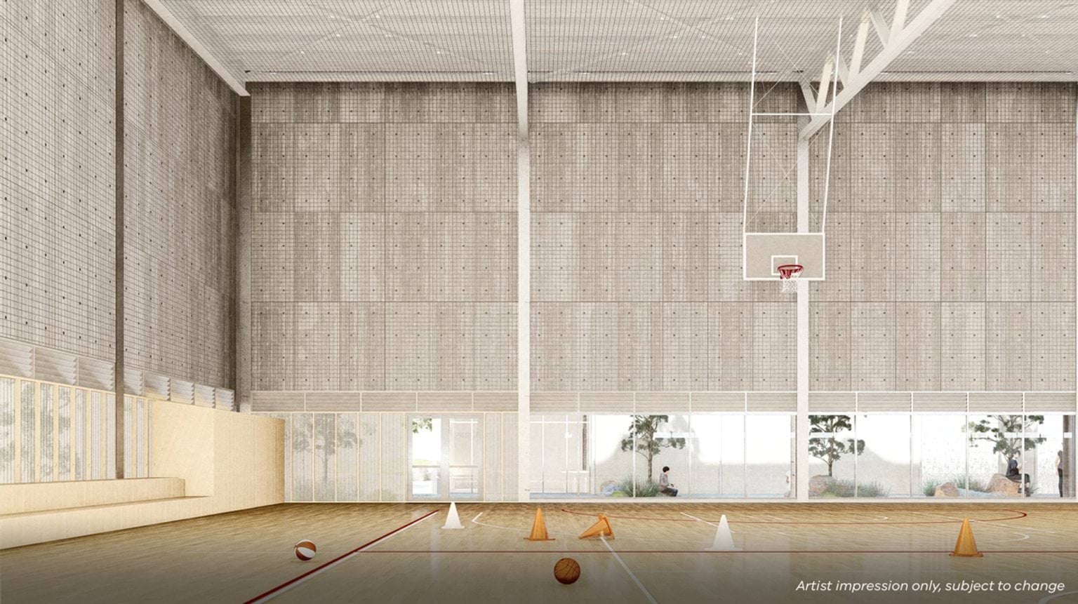 Wantirna College – Upgrade and Modernisation, illustrated render