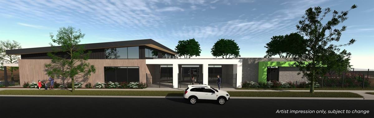 Red Cliffs Early Years Hub – Building Blocks Capacity Grant, illustrated render