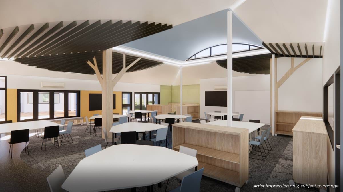 Bittern Primary School – Upgrade and Modernisation, illustrated render